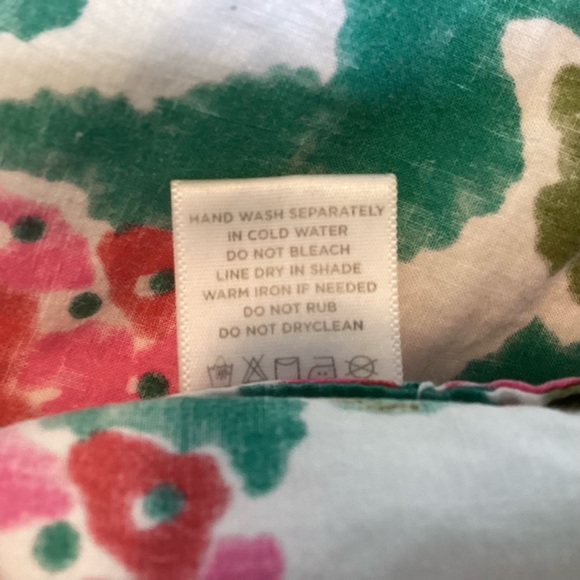 Roller Rabbit Pink Floral Robe O/S - Picture 5 of 8